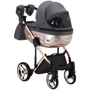 Коляска 2 в 1 Adamex Chantal Star Polar (Pink Gold) Star 4 (624639): Ширина шасси 60