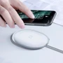 Зарядний пристрій Baseus Wireless Charger Jelly 15W White (WXGD-02) фото 5
