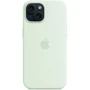 Чехол для iPhone Apple iPhone 15 Silicone Case with MagSafe - Soft Mint (MWNC3ZM/A): Тип аксессуара чехол
