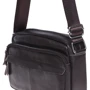 Мужская сумка через плечо Borsa Leather коричневая (k1t823-brown): Тип ручки Плечевой ремень, Без ручки