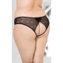 Женские стринги SoftLine String 2467 Plus Size, XXXL (black)