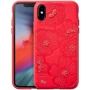 Чехол для iPhone LAUT Flora Cherry (LAUT_IP18-L_FL_R) for iPhone XS Max