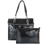 Женская сумка тоут Laskara черная (LK10201-black) фото 9
