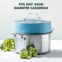 Вставка-пароварка GreenPan Steam 24 см блакитний (CC006630-001)