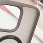 Чехол для iPhone Mobile Case Metal Buttons with MagSafe HQ Ring Grey for iPhone 15 Pro фото 5
