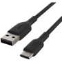 Кабель Belkin Cable USB to USB-C PVC 2m Black (CAB001BT2MBK) фото 4
