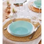 Тарелка суповая Luminarc Ammonite Turquoise 21 см (P9920): Размеры, см 21