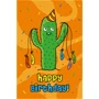 Открытка PAPAdesign "Happy birthday" - кактус