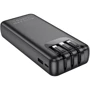 Зовнішній акумулятор Hoco Power Bank 20000mAh J114A with Cable Black: Особливості індикатор заряду, Компактний розмір
