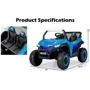 Багги Bambi Racer (M 5025EBLR-4(24V): Материал корпуса пластик