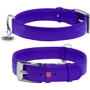 Ошейник WAUDOG Glamour без украшений 35 мм 46-60 см фиолетовый с QR паспортом (33229)