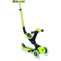 Самокат GLOBBER серии GO UP DELUXE LIGHTS 5в1 зеленый, колеса с подсветкой, 20/50кг