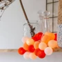 Гирлянда Cotton ball lights на 35 шаров 5,5м, Orange: Тип Хлопковые шарики