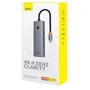 Адаптер Baseus Adapter UltraJoy Series USB-C to HDMI+3xUSB3.0+PD+RJ45 Gray (B00052802811-00) фото 7