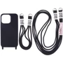 Чехол для iPhone TPU Case two straps California Black for iPhone 13 Pro Max