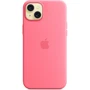 Чохол для iPhone Apple iPhone 15 Plus Silicone Case with MagSafe - Pink (MWNE3ZM/A): Матеріали Силикон