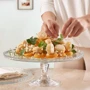 Тортовница на ножке Pasabahce Patisseri борт вверх 32см (95117v)