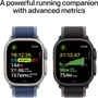 Apple Watch Ultra 3 GPS + Cellular 49mm Black Titanium Case with Black Titanium Milanese Loop - Medium (MF1Q4)