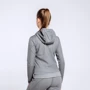 Спортивная толстовка Peak FW67686-BLA 48 серая с капюшоном на молнии: Состав Полиэстер