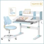 Комплект парта Ergokids TH-330 Light Blue + кресло Evo-kids Mio Lite KBL (арт.TH-330 W/Z+ Y-208 KBL): Глубина столешницы, см 60