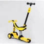 Самокат-беговел Best Scooter 3 в 1 жовтий (BS-38804): Тип коліс литі