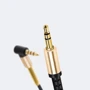 Кабель Hoco Audio Cable AUX 3.5mm Jack UPA02 2m Black: Длина 2 м