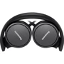 Навушники Panasonic RP-HF500MGCK Black: Тип конструкції накладні