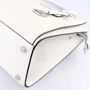 Женская сумка тоут Michael Kors белая (193599752785): Фактура Сафьяно, Матовая