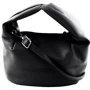 Жіноча сумка хобо Valiria Fashion чорна (5DETAA9304-black): Фактура Матовая, Зернистая
