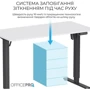 Стол с электрорегулировкой высоты Officepro White/Black (ODE1260WB) фото 9