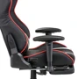 Кресло геймерское Special4You ExtremeRace black/red/white with footrest (E6460) фото 2