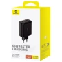 Зарядний пристрій Baseus Wall Charger Cube Pro 2хUSB-C+USB 65W Black (P10152301113-00): Кількість USB-портів 3