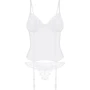 Корсет Obsessive Alissium corset & thong XL/2XL