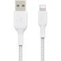 Кабель Belkin USB Cable to Lightning Braided 2m White (CAA002BT2MWH): Тип USB Cable - Lightning
