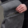 Подарочный набор INCARNE рюкзак Unia + косметичка Муа коричневый S/ 13": Фактура Матовая, Гладкая