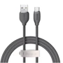 Кабель Baseus USB Cable to USB-C Jelly Liquid Silica Gel Fast Charging 100W 1.2m Black (CAGD010001)