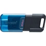 USB-флешка Kingston 64GB DataTraveler 80 M USB-C 3.2 Blue/Black (DT80M/64GB): Стандарт USB USB Type-C