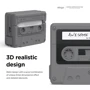 Чехол Elago Cassette Tape Case Black (EAPP2TAPE-BK+STR-BK) for Airpods Pro 2 фото 2