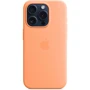 Чехол для iPhone Apple iPhone 15 Pro Silicone Case with MagSafe - Orange Sorbet (MT1H3ZM/A): Цвет оранжевый