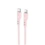 Кабель Hoco Cable USB-C to Lightning X97 Crystal 2.4A 20W 1m Light Pink