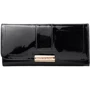 Женский кошелек Smith&Canova черный (FUL-28536-blkpatent)