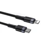 Кабель Baseus Cafule USB-C to Lightning PD 18W Cafule 1m Black (CATLKLF-G1): Довжина 1 м