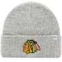 Шапка мужская 47 Brand NHL CHICAGO BLACKHAWKS BRAIN F UNI grey (H-BRNFZ04ACE-GY)