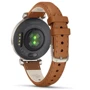 Смарт-часы Garmin Lily 2 Classic Cream Gold with Tan Leather Band (010-02839-02): Особенности Металлический корпус, Водонепроницаемые, Бесконтактная оплата