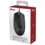 Мышь Trust Basi USB Black (24271): Эргономика симметричная для левшей