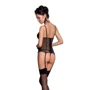 Эротический комплект Passion LOVELIA CORSET black XXL/XXXL