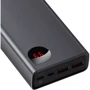 Внешний аккумулятор Baseus Power Bank 20000mAh Adaman Metal Digital Display 65W Black (PPIMDA-D01): Емкость батареи, мАч 20000
