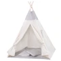 Детская палатка Springos Tipi XXL вигвам бело-серая (TIP10)