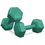 Гантель Hop-Sport HS-C010DS 2х1 кг бирюзовый (5902308231467)