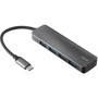 Адаптер Trust Adapter Halyx USB-C to 4xUSB Grey (23328_TRUST)